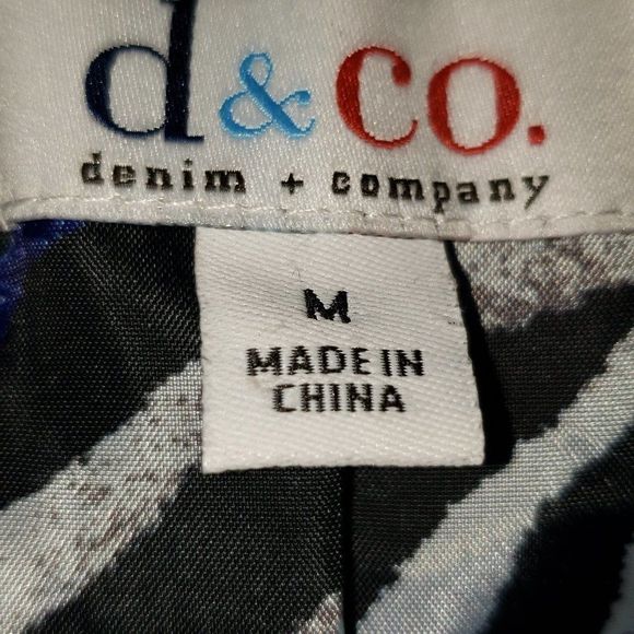 DENIM COMPANY D CO GENUINE SOFT LEATHER LINED BUTTON JACKET COAT VINTAGE - Picture 3 of 9